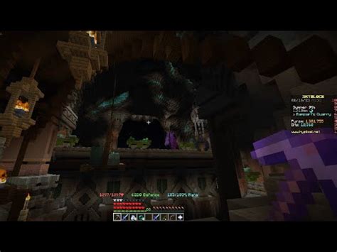 Upper Mines Location Dwarven Mines Skyblock Hypixel Minecraft