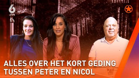 PETER GILLIS En NICOL KREMERS Over KORT GEDING SHOWNIEUWS YouTube