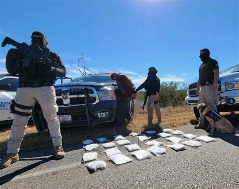 PCC Asegura 60 Kilos De Droga En La Carretera Monclova Sabinas