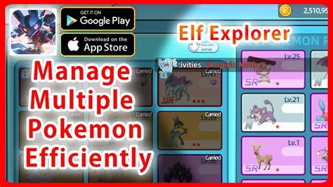 Elf Explorer Why You Only See Main Pok Mon And How To Manage Multiple