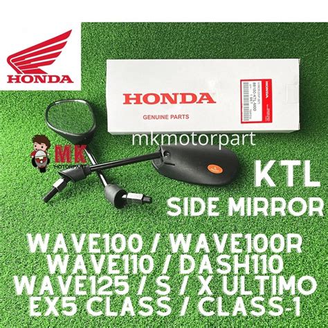 KTL SIDE MIRROR Honda Wave125 S X Ultimo Wave100 R Wave110 Dash Ex5