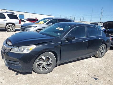 2017 HONDA ACCORD LX For Sale TX FT WORTH Fri May 17 2024