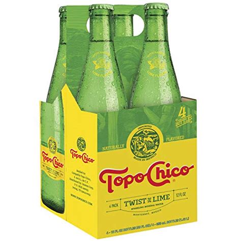 Topo Chico Sparkling Mineral Water Twist Of Lime 12 Fl Oz Pack Of 4