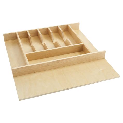 Rev A Shelf Large Wood Cutlery Drawer Insert 20 58 W Maple Rev A