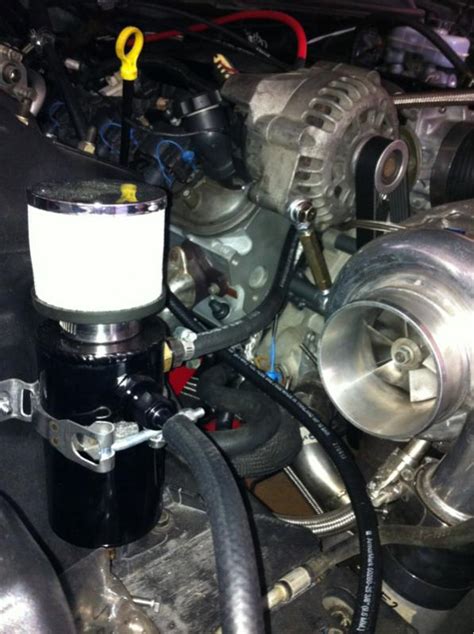 Mightymouse Solutions Black PCV Catch Can Install LS1TECH Camaro