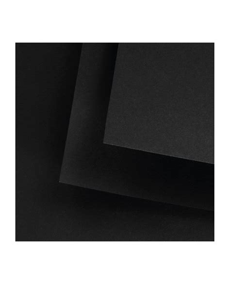 Kartonas Fabriano Black Black 50x70 Cm Storis 370 G M2