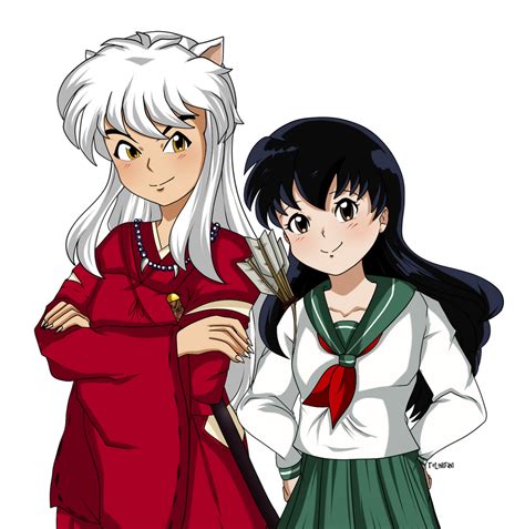 Inuyasha And Kagome By Silentteal On Deviantart