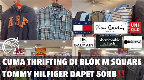 Blok M Square Tempat Thrifting Pakaian Bekas Branded Yang Murah Di