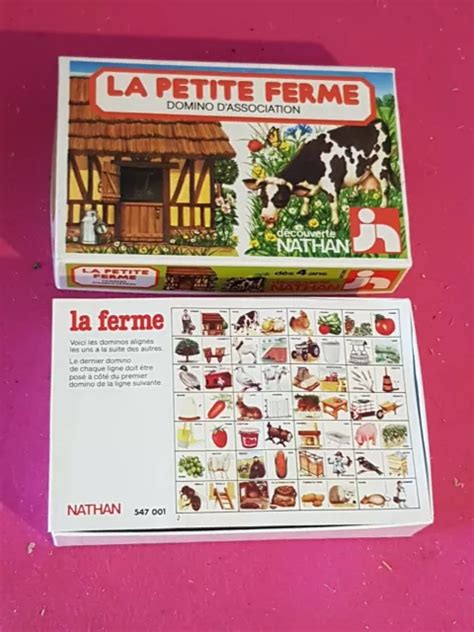 Ancien Jeu Ducatif La Petite Ferme Fernand Nathan Eur