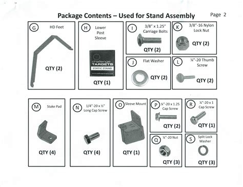 challenge steel target static stand instructions assembly  dd