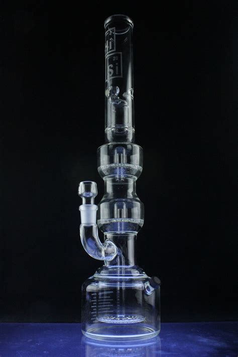 Wholesale Water Pipe Glass Bong For Tobacco And Oil Rig Two Function