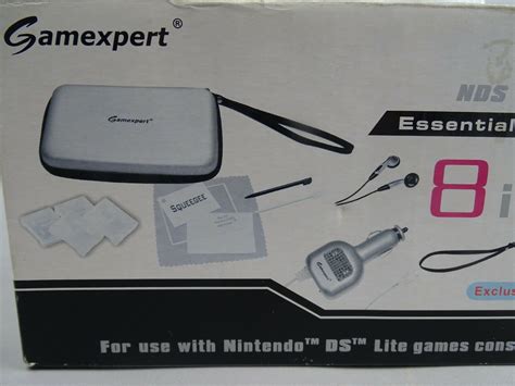 Nintendo DS Gamexpert 8 In 1 Accessory Bundle Inc Charger Case