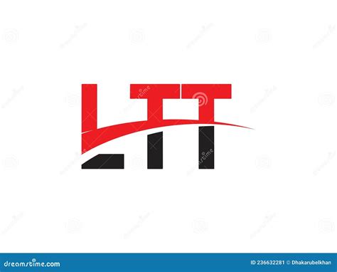 LTT Letter Initial Logo Design Stock Vector - Illustration of text ...