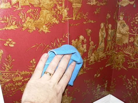 How To Fix Wallpaper Seams How To Patch Wallpaper Fixing Wallpaper