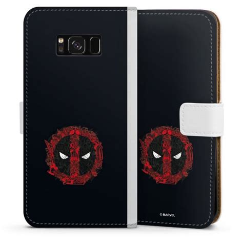 Deindesign Handyhülle Marvel Deadpool Logo Deadpool Logo Samsung Galaxy S8 Plus Hülle Handy