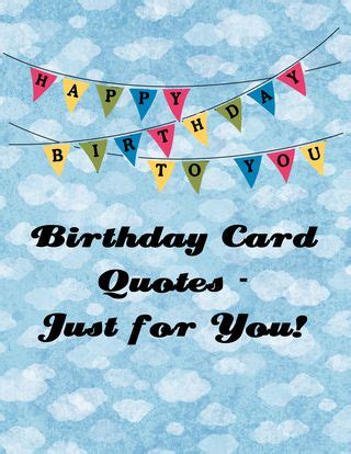 Stamp Time Somewhere: Birthday Card Quotes