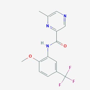 N Methoxy Trifluoromethyl Phenyl Methylpyrazine Carboxamide