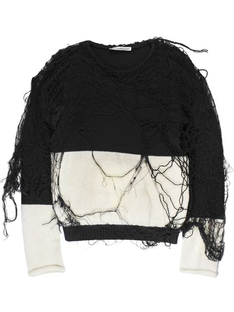 Balenciaga Aw2007 Destroyed Mohair Sweater — Middleman Store