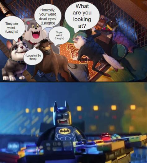 Lego Batman Laughing At Jimmy Crystals Defeat By Arielariaspetzoldt On