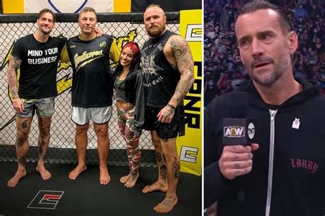 AEW's CM Punk trains in MMA gym with ex-WWE star Malakai Black and his ...