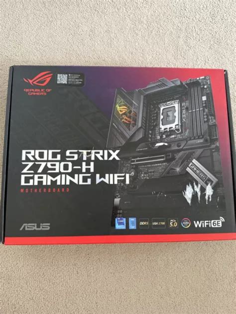 Asus Rog Strix Z H Gaming Wifi Lga Atx Intel Motherboard