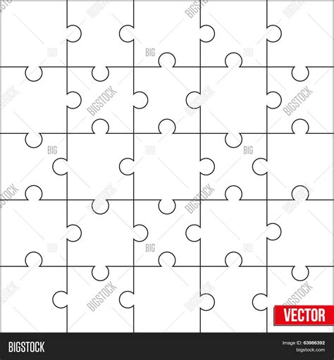 Sample Square Puzzle Vector & Photo (Free Trial) | Bigstock