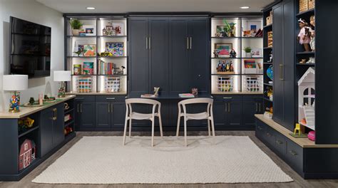 Custom Navy Blue Murphy Bed Inspired Closets