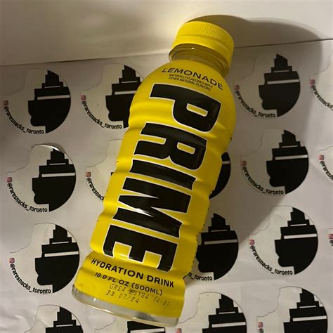 Prime Lemonade Flavour Hydration Drink – RareSnacksToronto