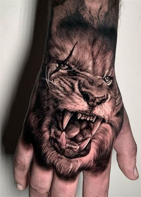 Hand Tattoos For Men Women To Get Inspired Lion Hand