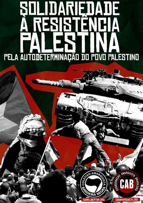 Arte Em Solidariedade à Resistência Palestina Coletivo Anarquista