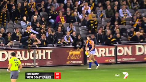 West Coast Vs Richmond 2012 Second Half Highlights Youtube