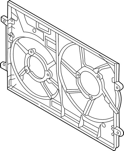 Wa B Fan Shroud Engine Cooling Fan Shroud Front Jim Ellis