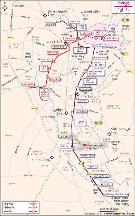 Jaipur Metro Map