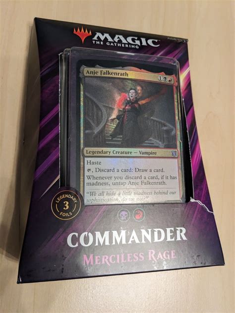 Magic The Gathering Commander Deck 2019 Merciless Rage Factory