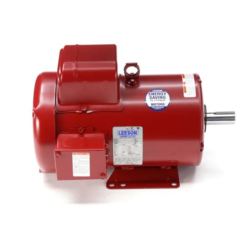 Leeson Farm Duty Electric Motor 5 0 Hp 1 740 Rpm 230 Volts Single Phase Model Number