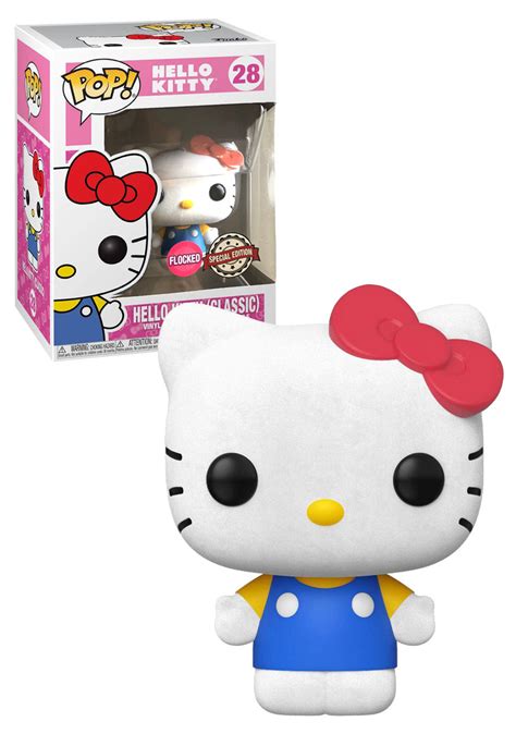 Funko Pop Sanrio 28 Hello Kitty Classic Yellow Flocked Variant