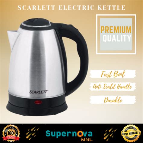 Supernovamnl Premium Quality Scarlett Stainless Steel Electric Heating