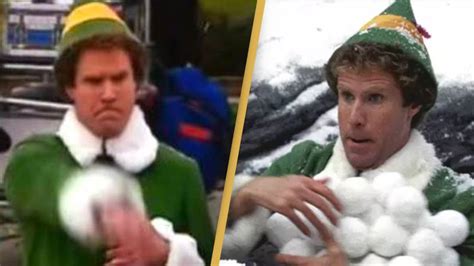 Behind the scenes of Anchorman's Will Ferrell as Buddy the Elf in rapid ...