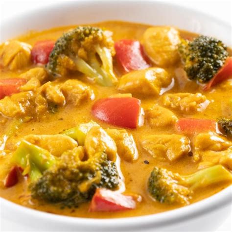 Leckeres Low Carb H Hnchen Curry Mit Kokosmilch