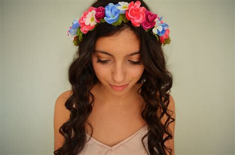 DIY Flower Headband ♡ | Flower headband diy, Diy hairstyles, Diy flowers