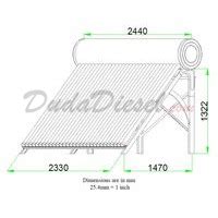 Standard Liter Passive Solar Water Heater Ds Sh T