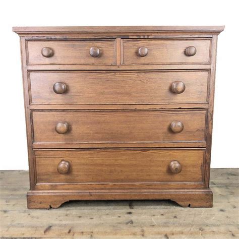 Reclaimed Pitch Pine Chest Of Drawers M B Penderyn Antiques