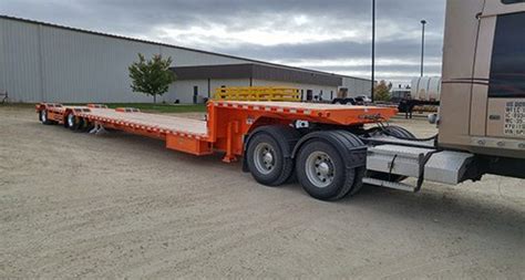 Super Low Profile Over The Road Step Deck Semi Behnke Enterprises