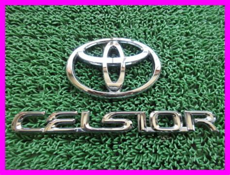 Toyota Celsior Gold Trunk Rear Emblem Ucf3031 Jdm Oem Free