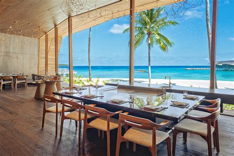 St. Regis Maldives Opens T•Pan Teppanyaki Restaurant – Hotelier Maldives