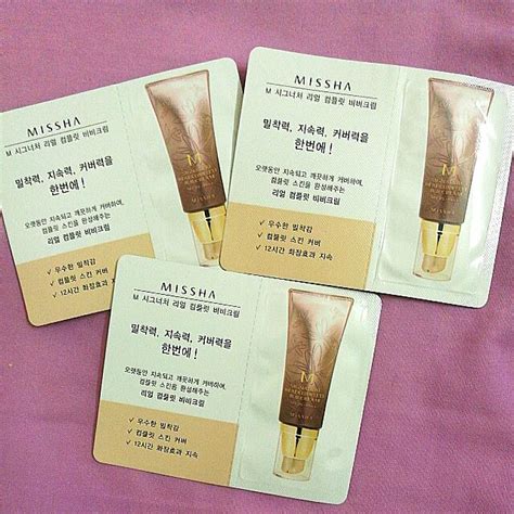 Missha Signature Real Complete Bb Cream Sample Pack, Beauty & Personal ...