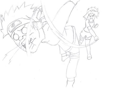 Sakura hitting Naruto by KayBran on DeviantArt