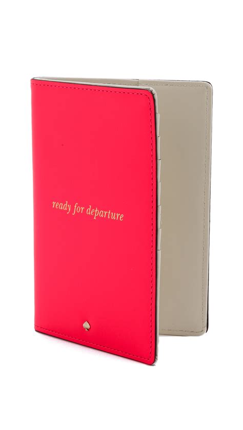 Lyst - Kate Spade New York Travel Passport Holder in Red