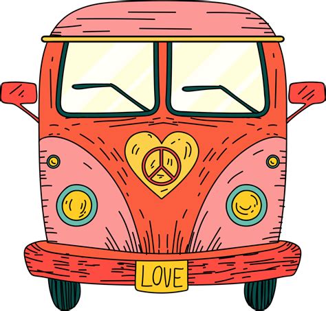 Buseta Volkswagen Hippie Png Imagenes Gratis 2024 Png Universe