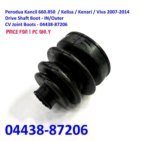 Perodua Kancil 660 850 Kelisa Kenari Viva 2007 2014 Drive Shaft